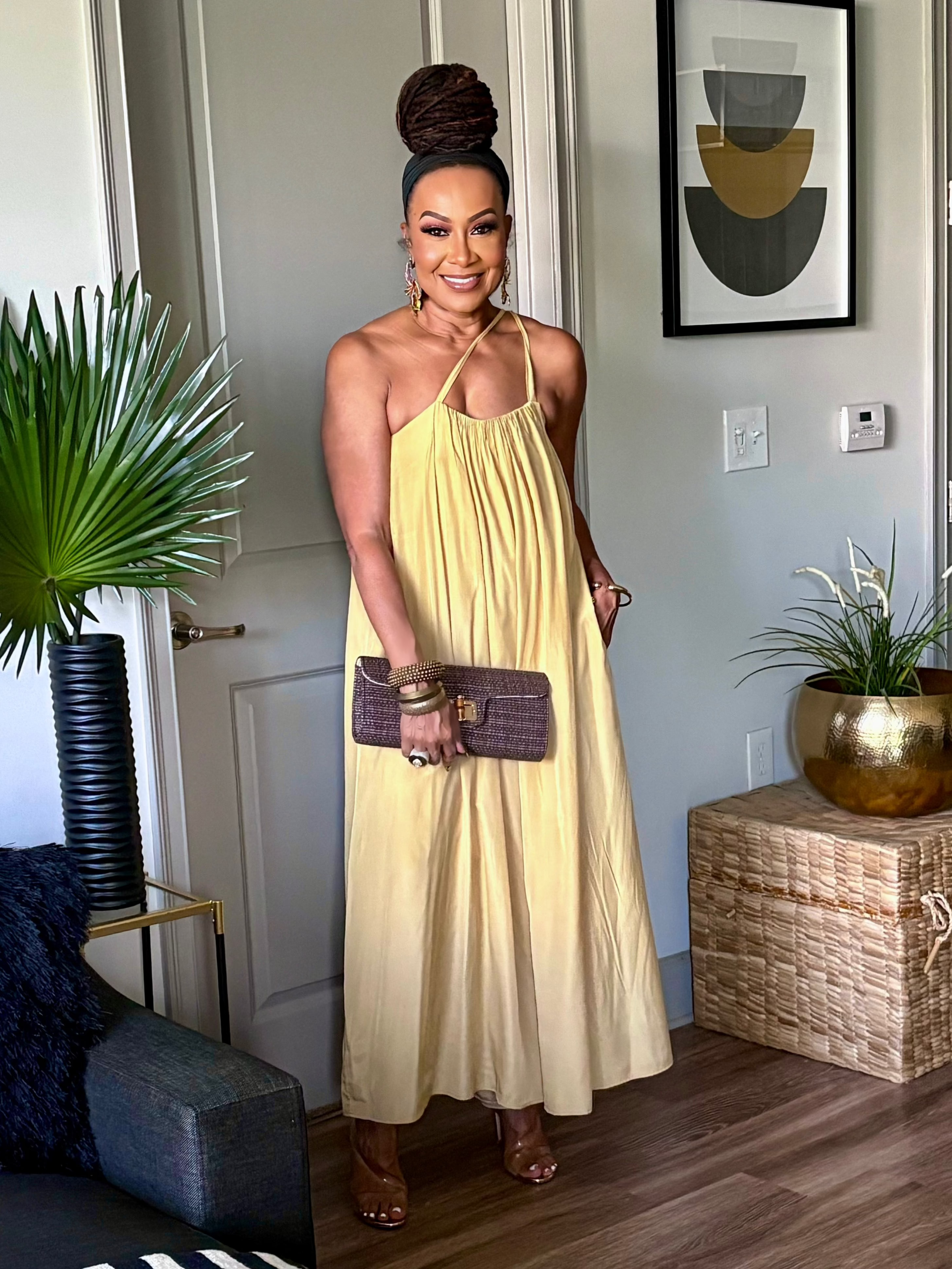 THE SANTORINI ESCAPE JUMPSUIT IN BUTTER YELLOW