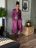 WINE DOWN LUXE LEGGINGS